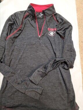 Uga georgia bulldog quarter zip lady's medium